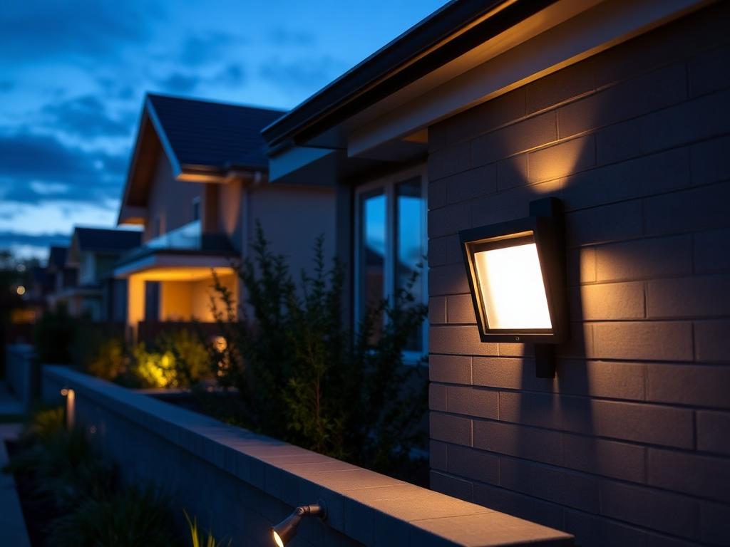 Outdoor security lighting installed at a Centurion property